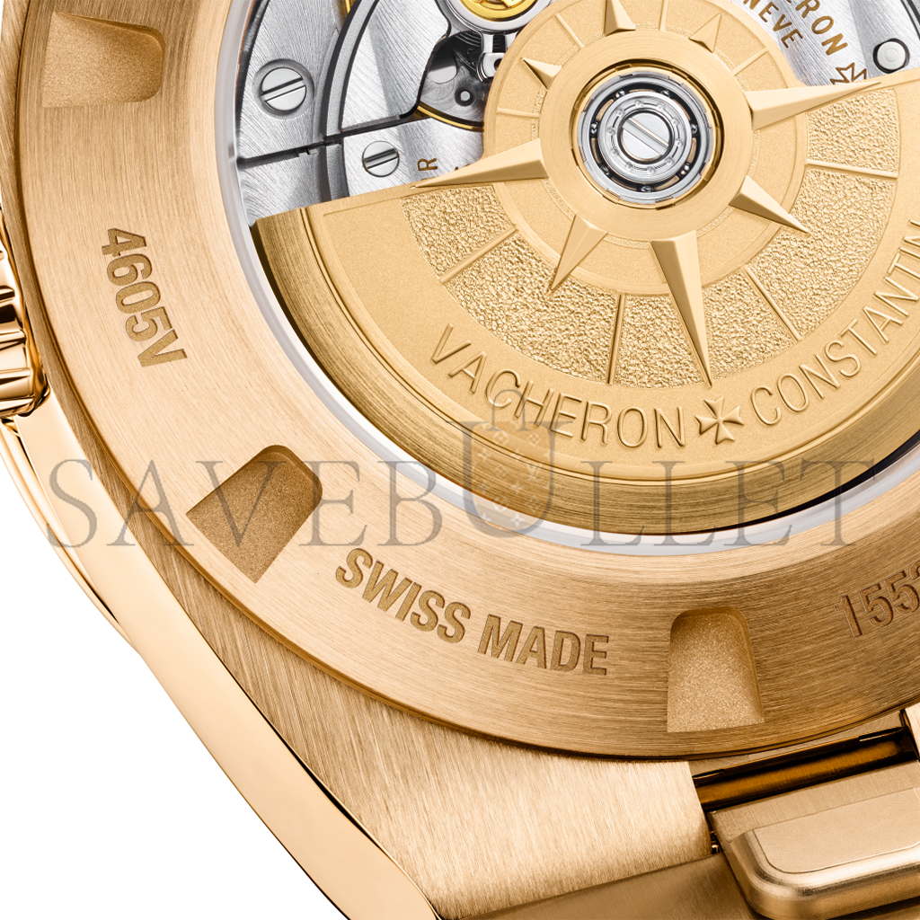 vacheron Co*sta*t*n overseas self-winding 35 mm pink gold watch 4605v/200r-b969